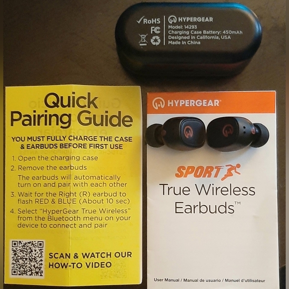 HyperGear Sport True Wireless Bluetooth Earbuds with Noise-Cancelling Microphone - Picture 10 of 11